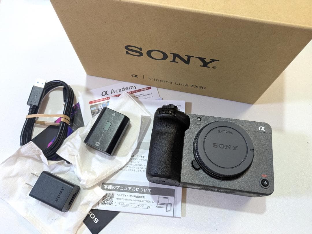 SONY FX30(ILME-FX30B) 美品 完動品 室内使用メイン