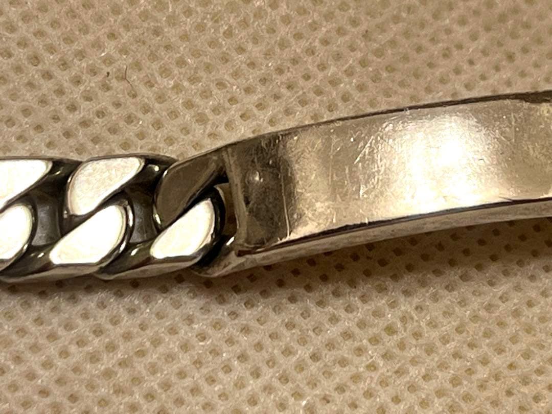 UNO-A-ERRE ウノアエレ 925 メンズ ブレスレット　約19cm