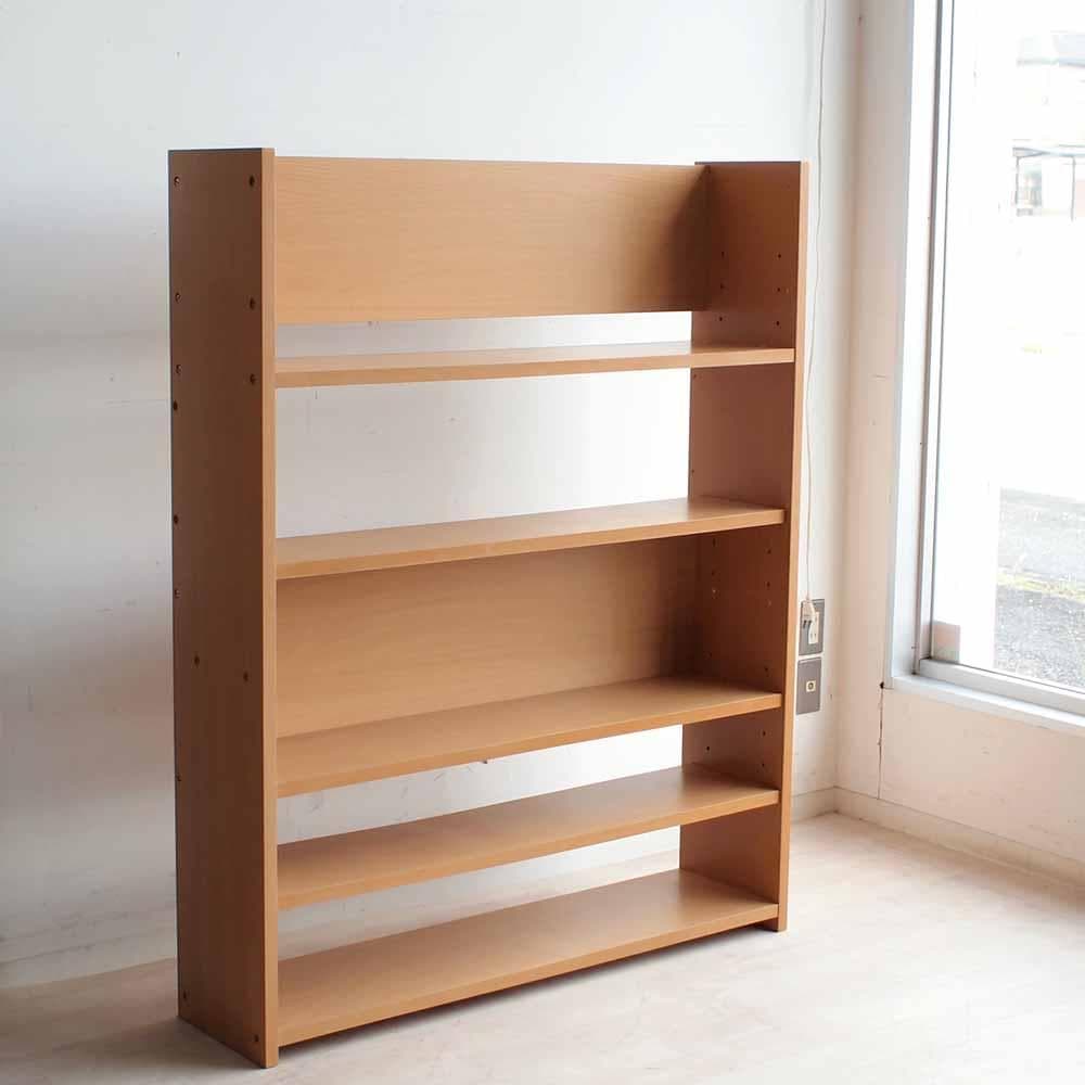 シンプル ブックシェルフ 木製 ラック 本棚 飾り棚 ZR24315