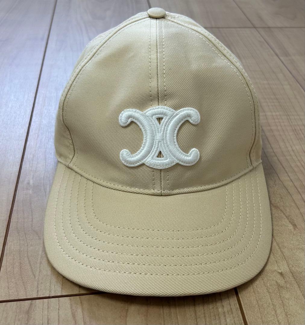 ※週末限定値下げ【正規品】セリーヌ ベースボールキャップ マカダミア【美品】