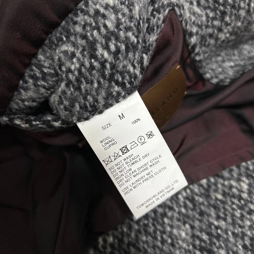 MOESSMER 高級　定価9.7万　TOMORROWLAND ベルテッドコート