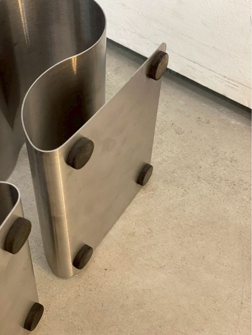 ワインラック ステンレス製 モダン ミッドセンチュリー ワインボトルスタンド