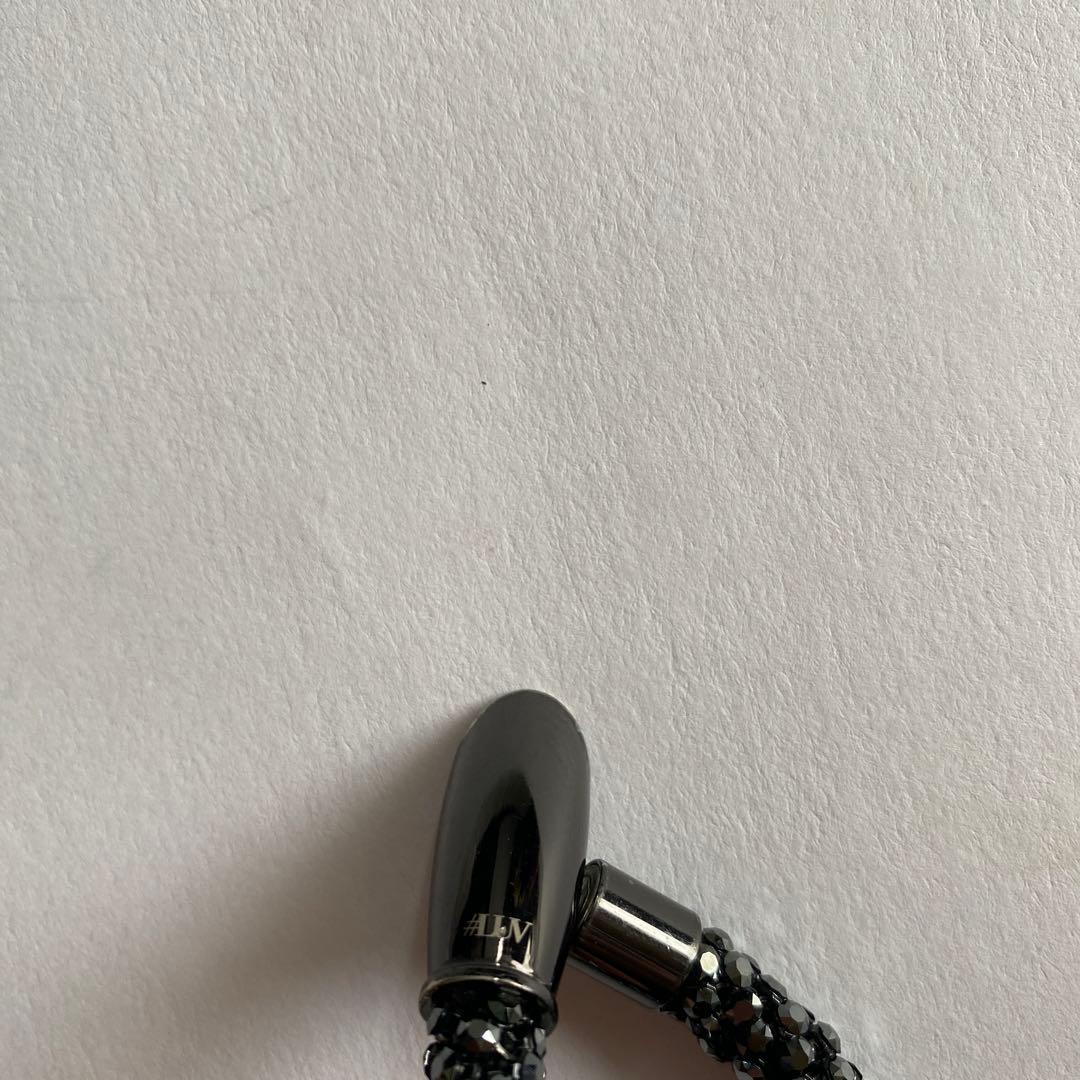 LUV ハッシュタグラブ ブレスレット 7mm ブラック系 GACK