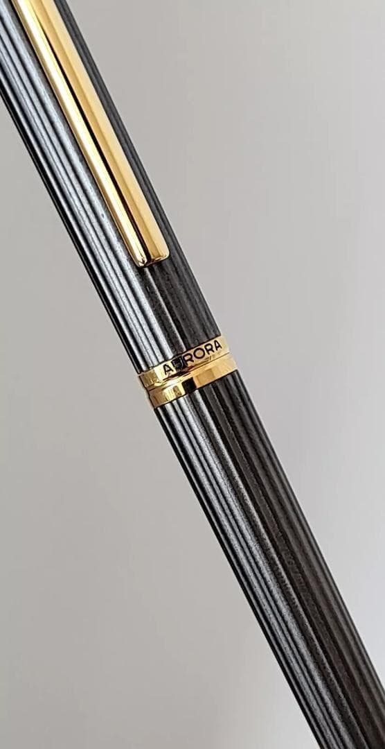 【極稀少品】AURORA コナ 14K 万年筆 + ボールペン ジウジアーロ 灰