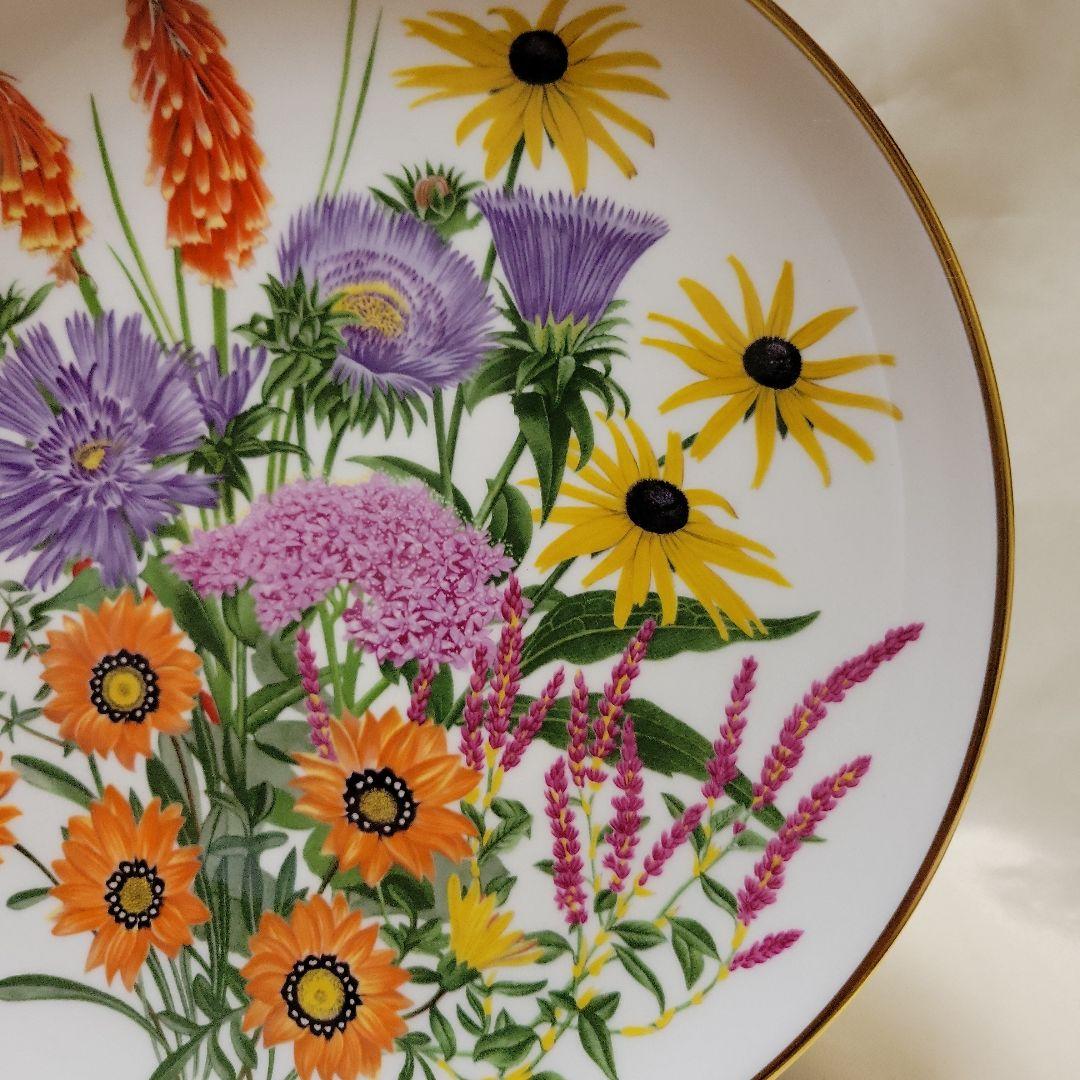 フランクリンミント　夏の花　大皿