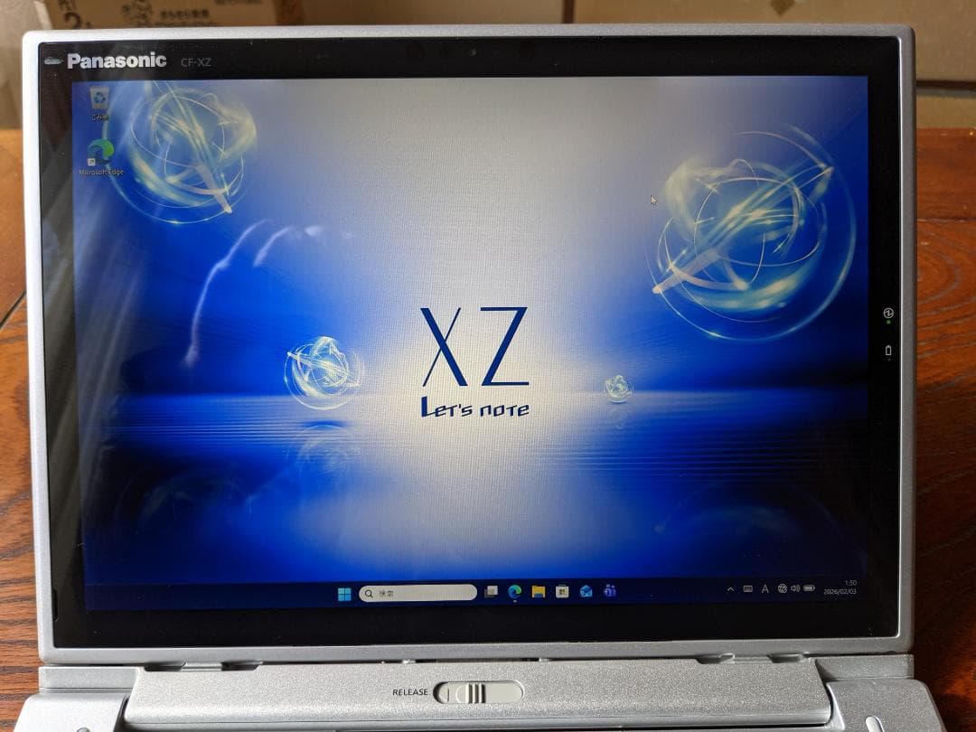 Windowsノート本体 Panasonic 2in1 Let's note CF-XZ6