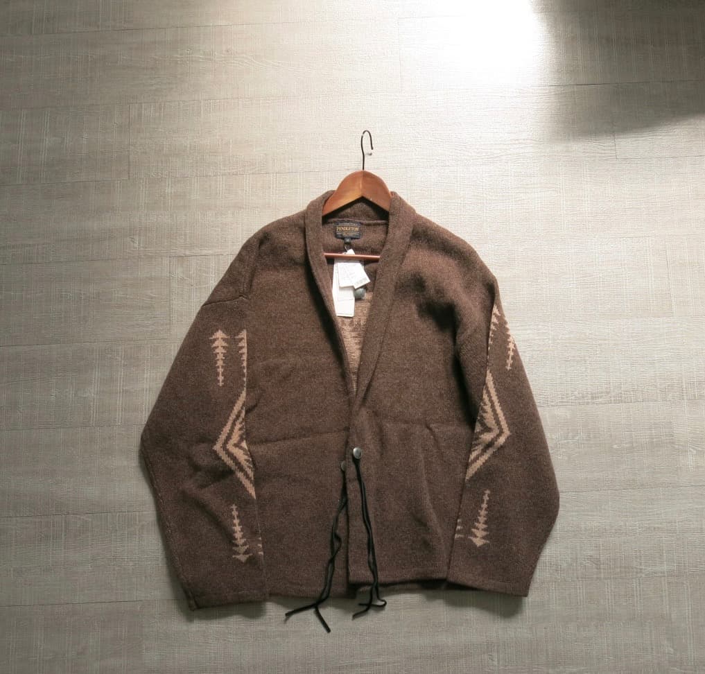 未使用 Pendleton ペンドルトン カーディガン ニット ネイティブ柄