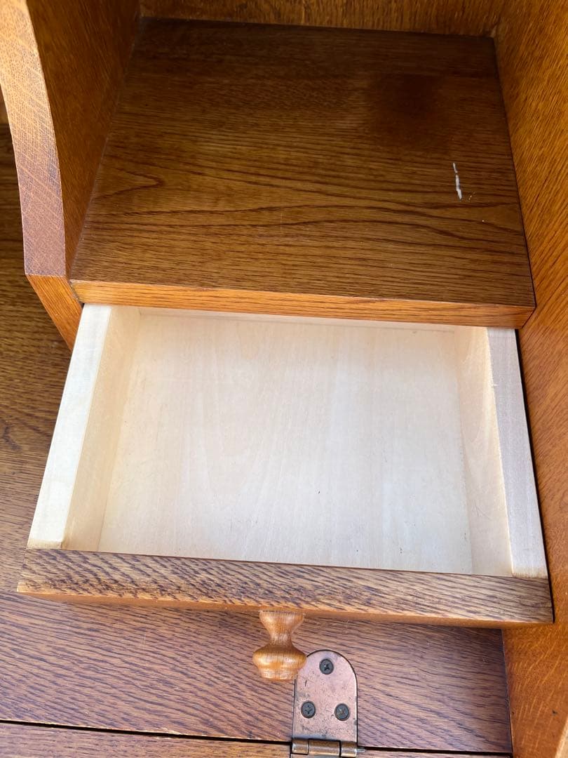 えぞ民芸 蝦夷民芸家具 ライティングビューロー デスク 学習机 カントリー