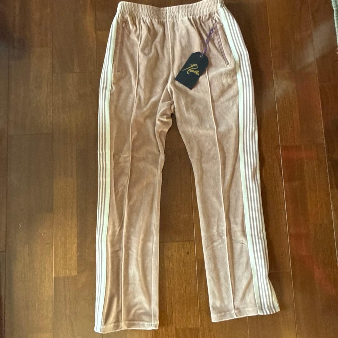 needles トラックパンツ　ベロア　ピンクベージュ　着用2回　美品