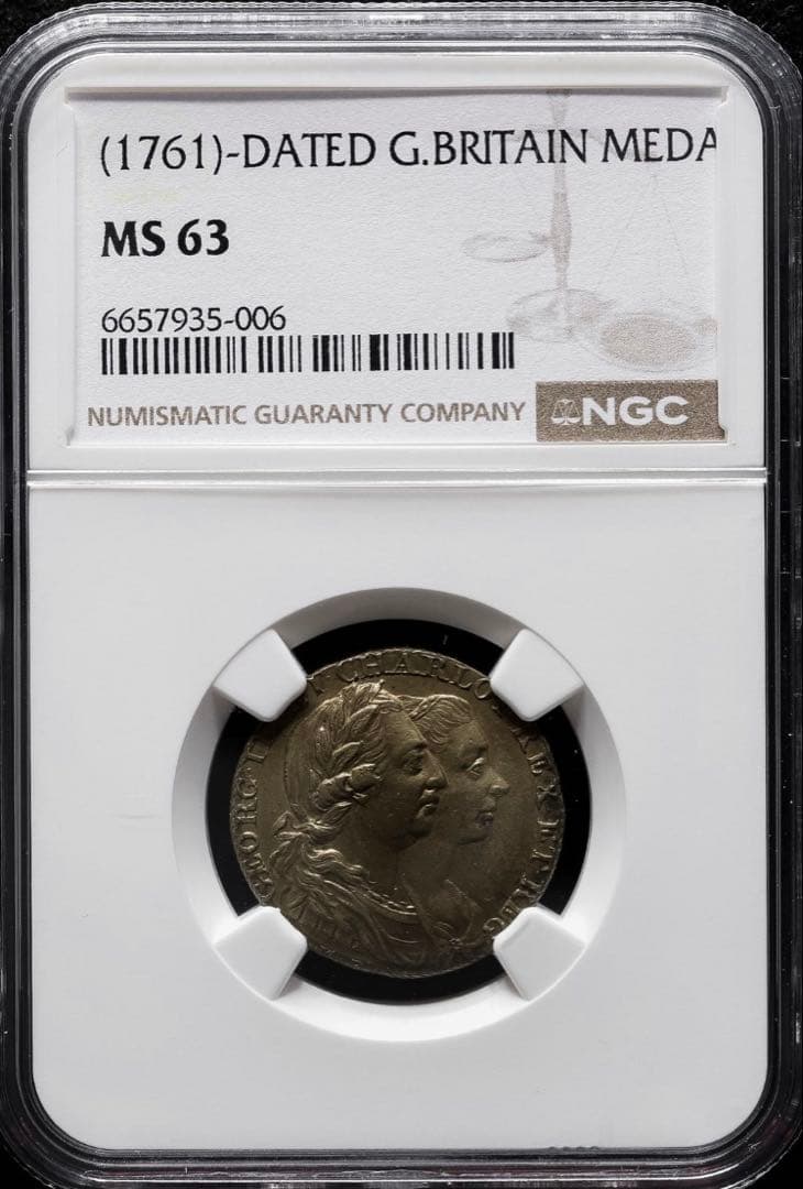 TOP POP⁉️ 1761年 ジョージ3世　　戴冠式銅メダル