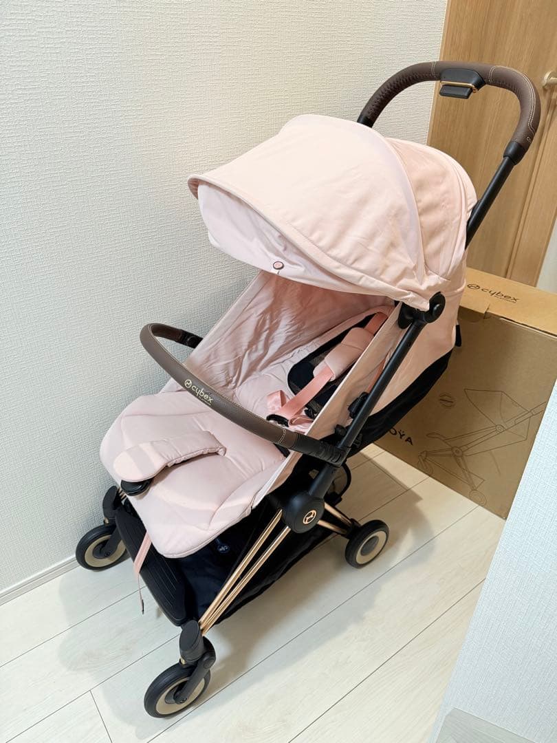 美品 サイベックス COYA コヤ ベビーカー ピンクゴールド バンパー付