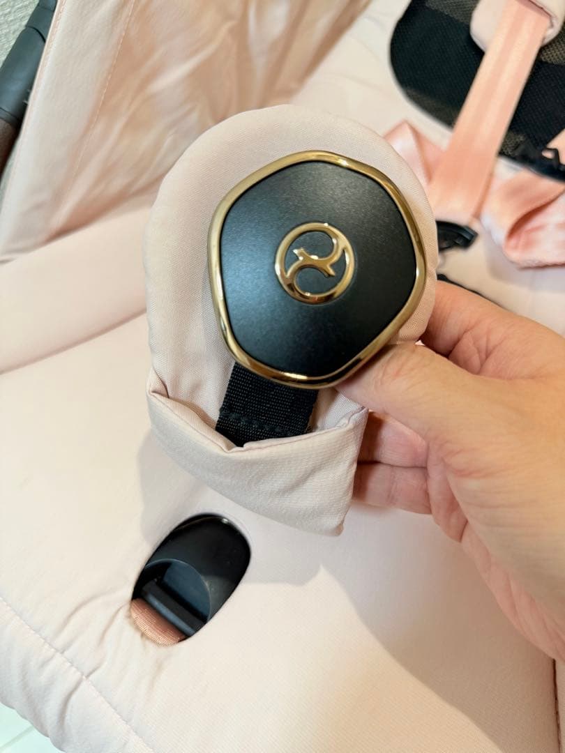 美品 サイベックス COYA コヤ ベビーカー ピンクゴールド バンパー付