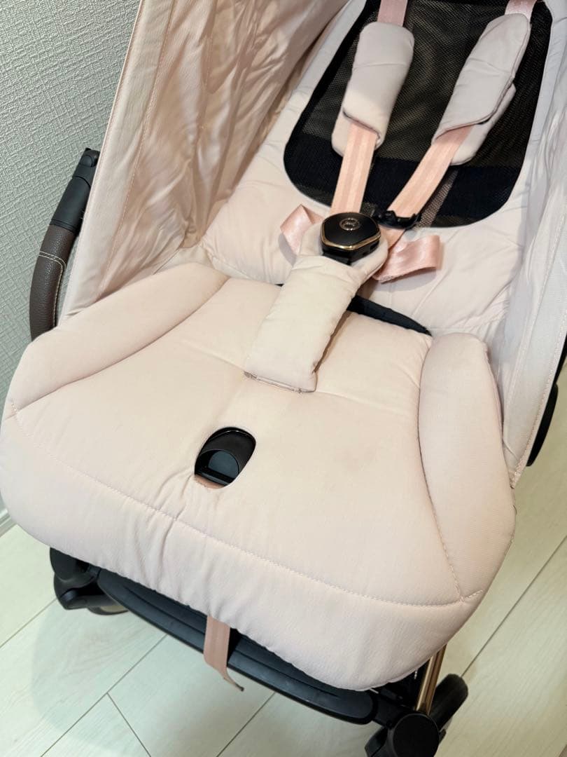 美品 サイベックス COYA コヤ ベビーカー ピンクゴールド バンパー付