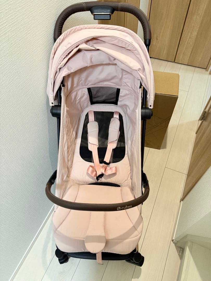 美品 サイベックス COYA コヤ ベビーカー ピンクゴールド バンパー付