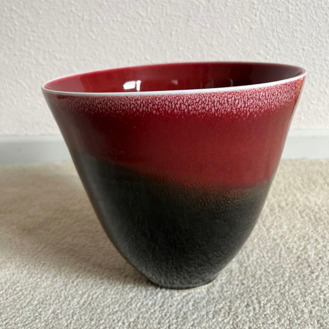 工芸品　伊万里焼　花器　華道　池坊　前田泰昭の作品　『流映』