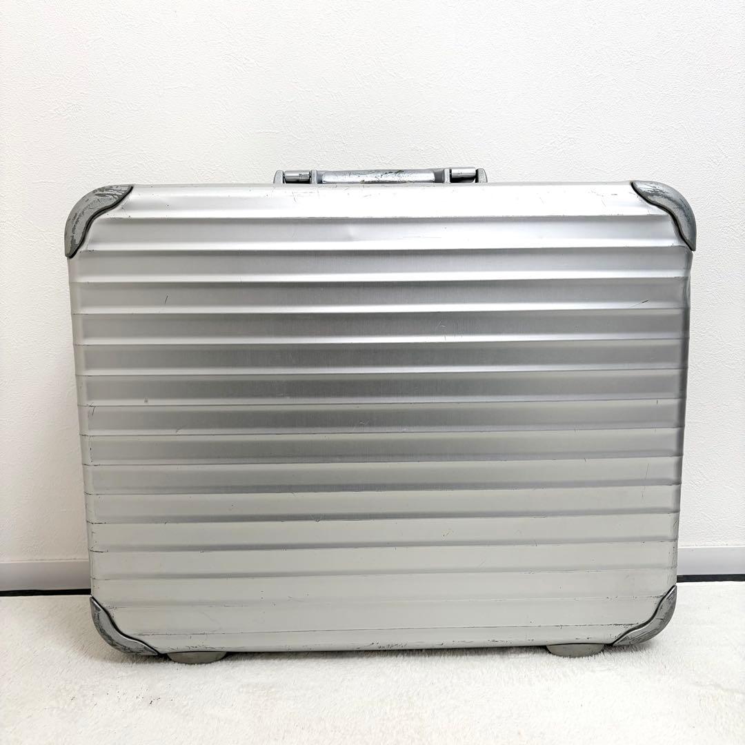 廃盤希少 RIMOWA リモワ アタッシュケース シルバー アルミニウム