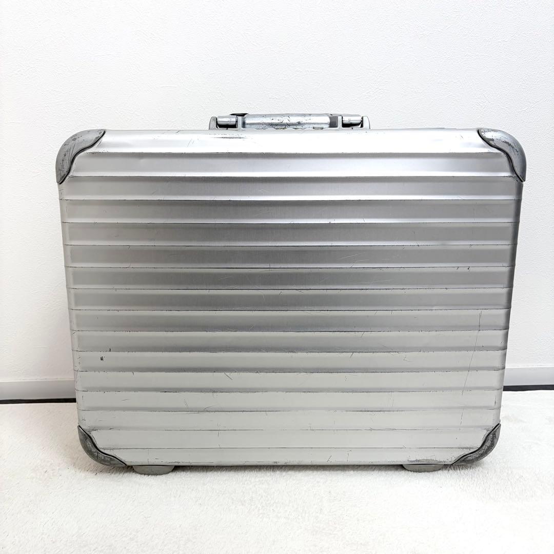 廃盤希少 RIMOWA リモワ アタッシュケース シルバー アルミニウム