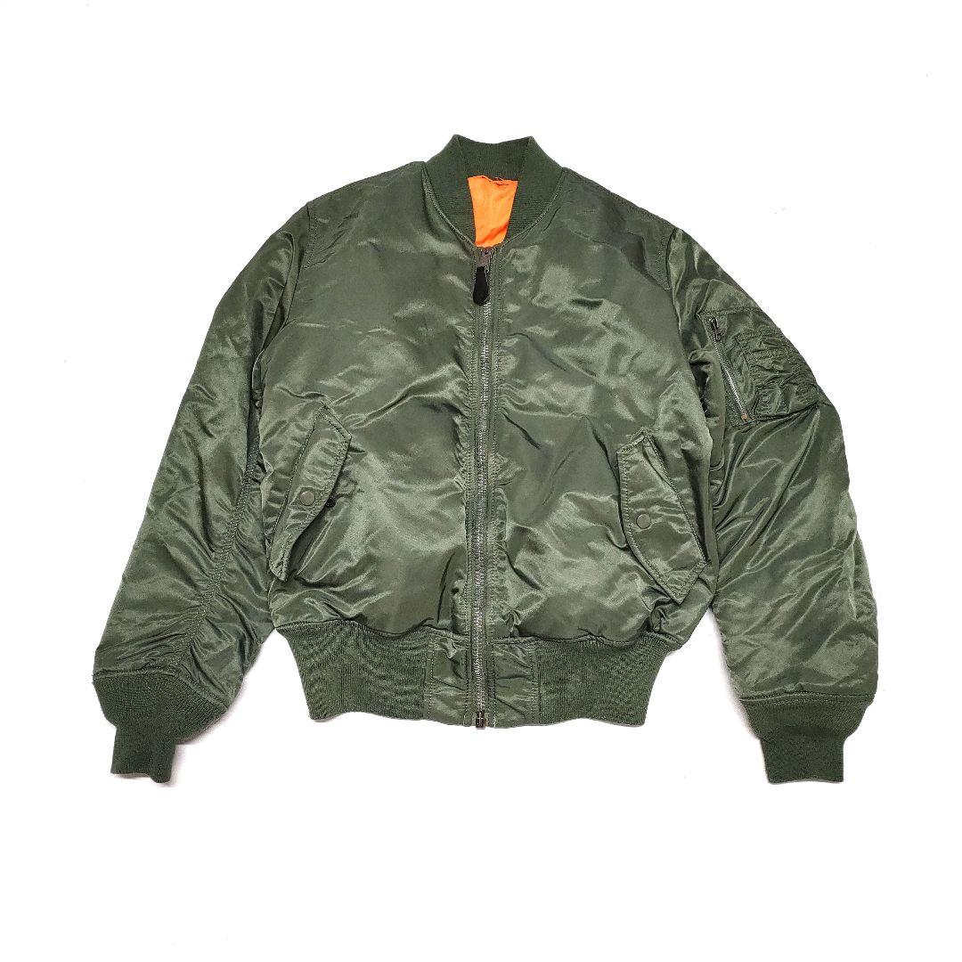 【美品】ALPHA INDUSTRIES MA-1 フライトジャケット Mサイズ