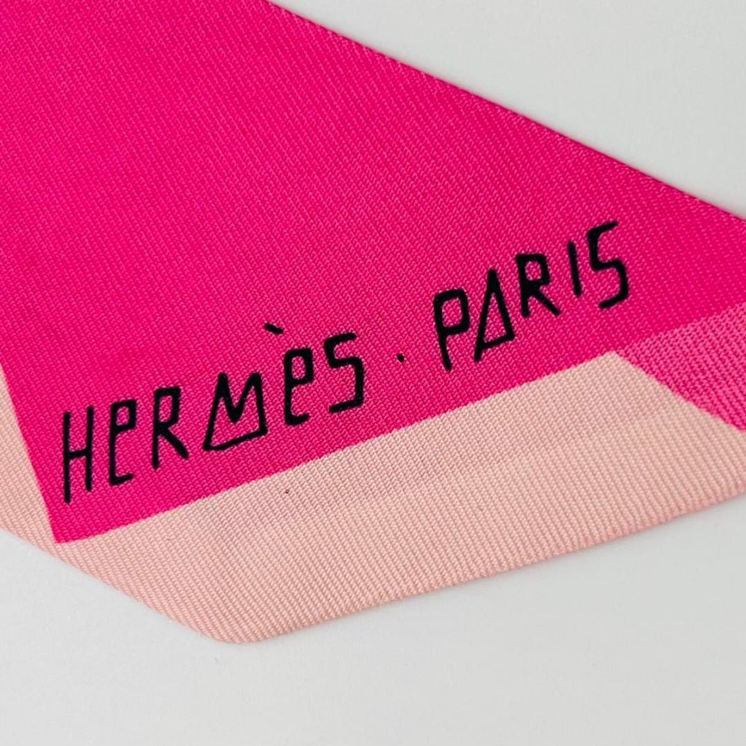 エルメス ツイリー　海とサーフとファン スカーフ マルチカラー シルク