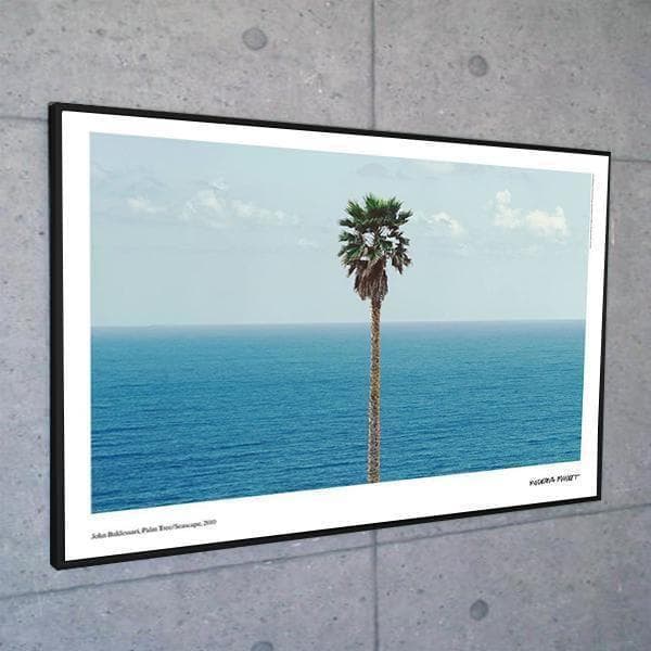 Palm tree/seascape/ジョン バルデッサリ/額装ポスター