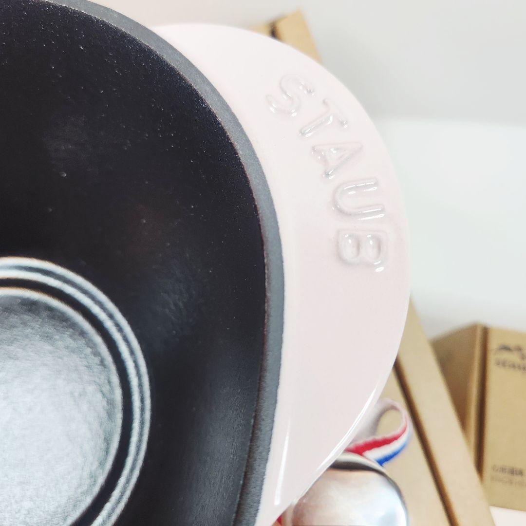 【専用】ストウブ ハート ココット ソルベローズ 20 ハートノブ プロテクター