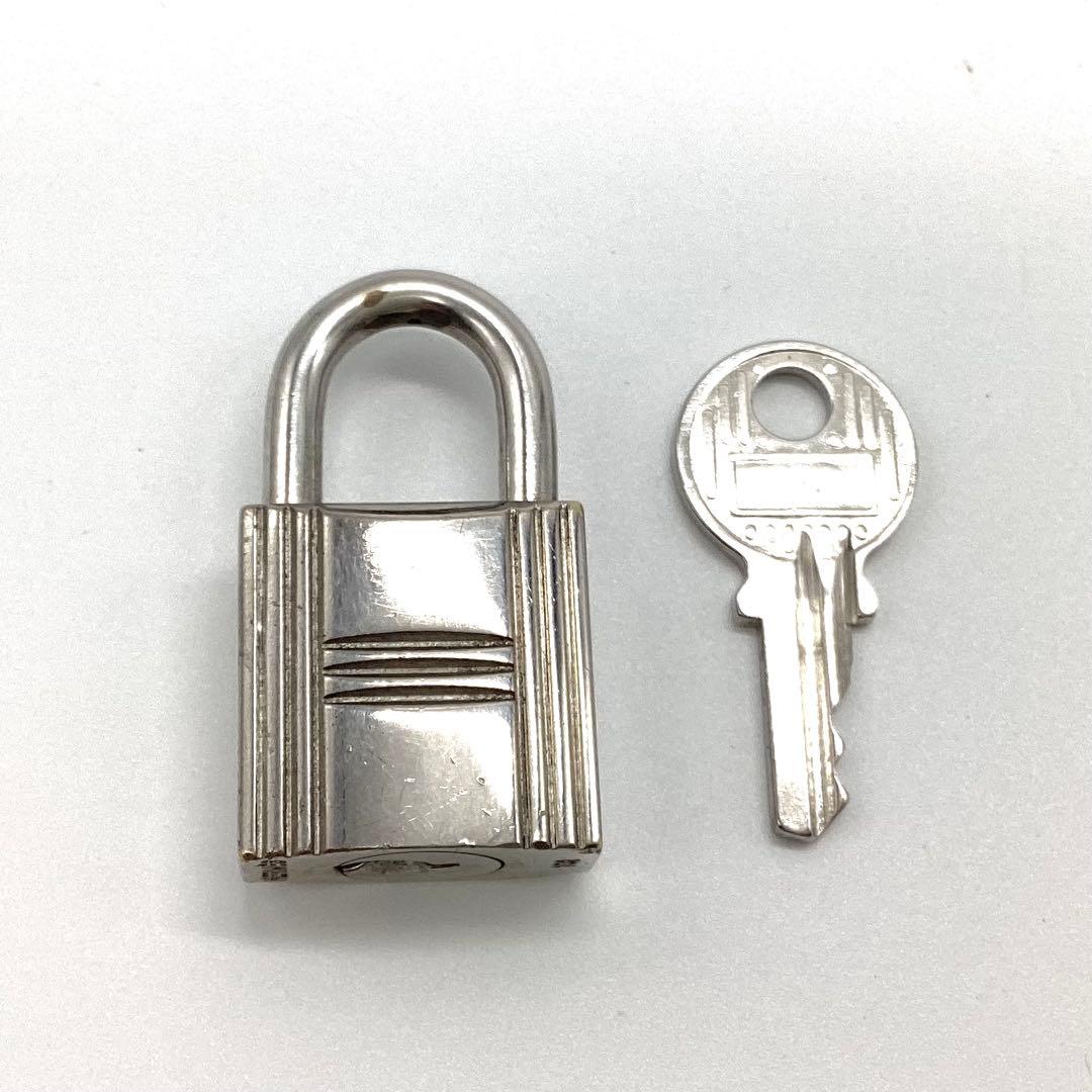 ⭐️極美品⭐️エルメス　カデナ　パドロック　鍵　no.102 シルバー　男女共用