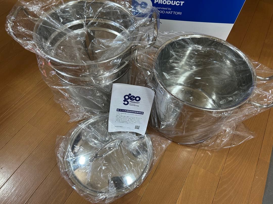 宮崎製作所GEO-21Pジオプロダクトパスタポット21cm新品未使用