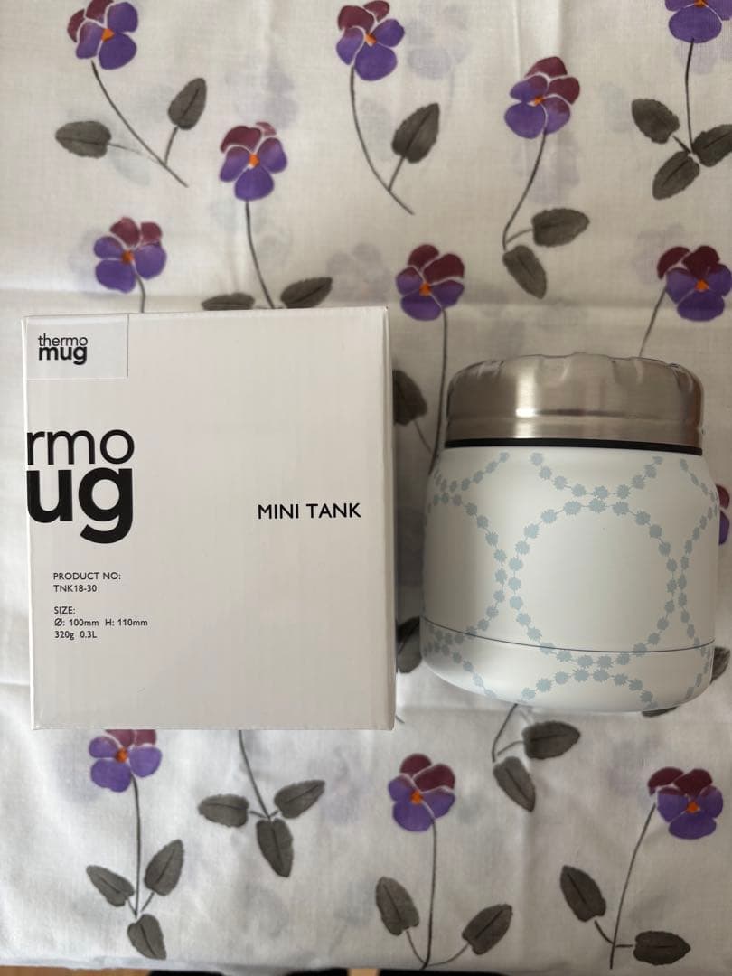 ミナペルホネン　tambourine THERMO MUG mini tank