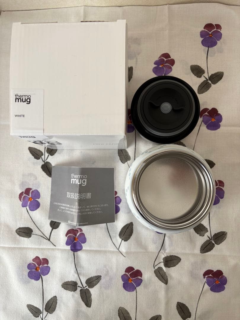 ミナペルホネン　tambourine THERMO MUG mini tank