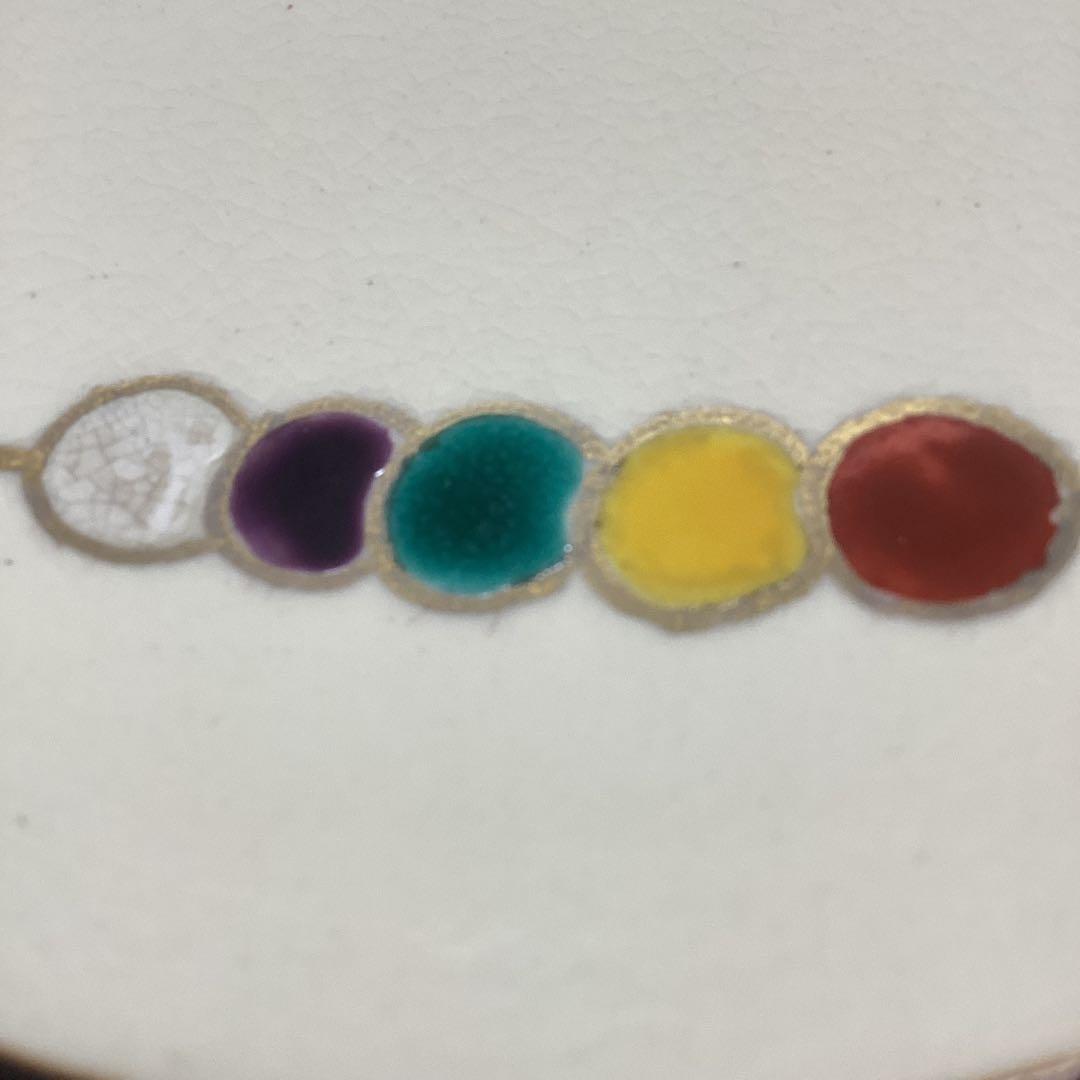 しんや京焼都おどり絵小皿10客　　新品未使用