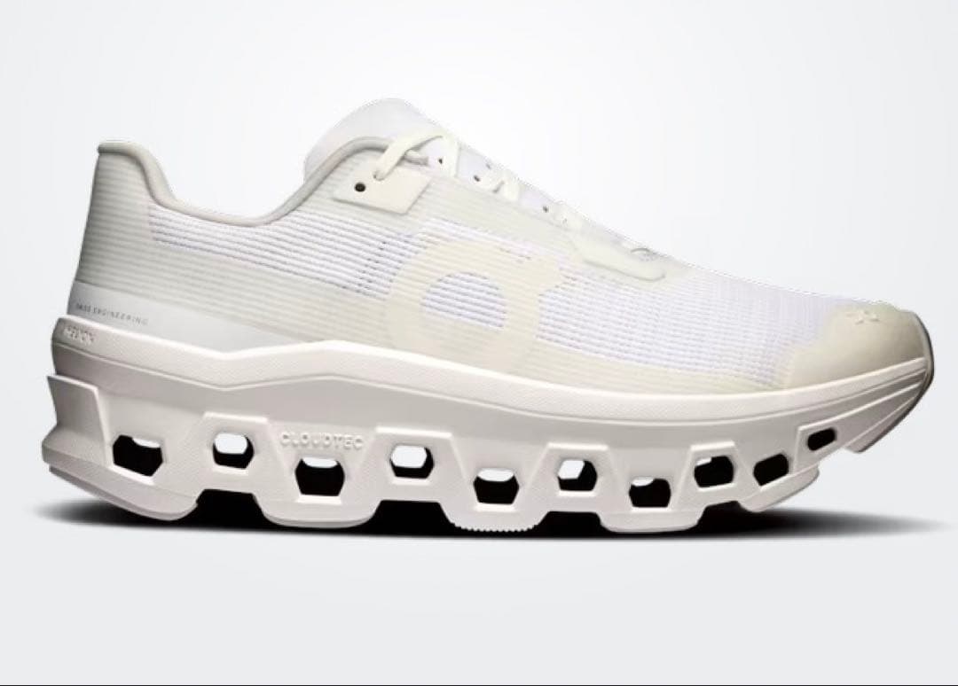 On Cloudmonster ホワイト スニーカー
