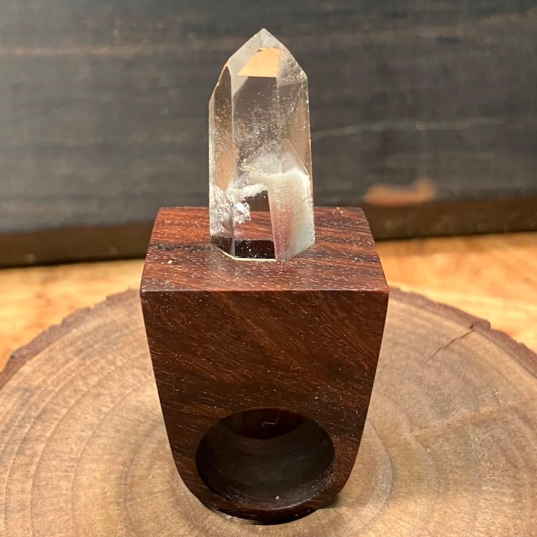 水晶クリスタルポイント指輪、