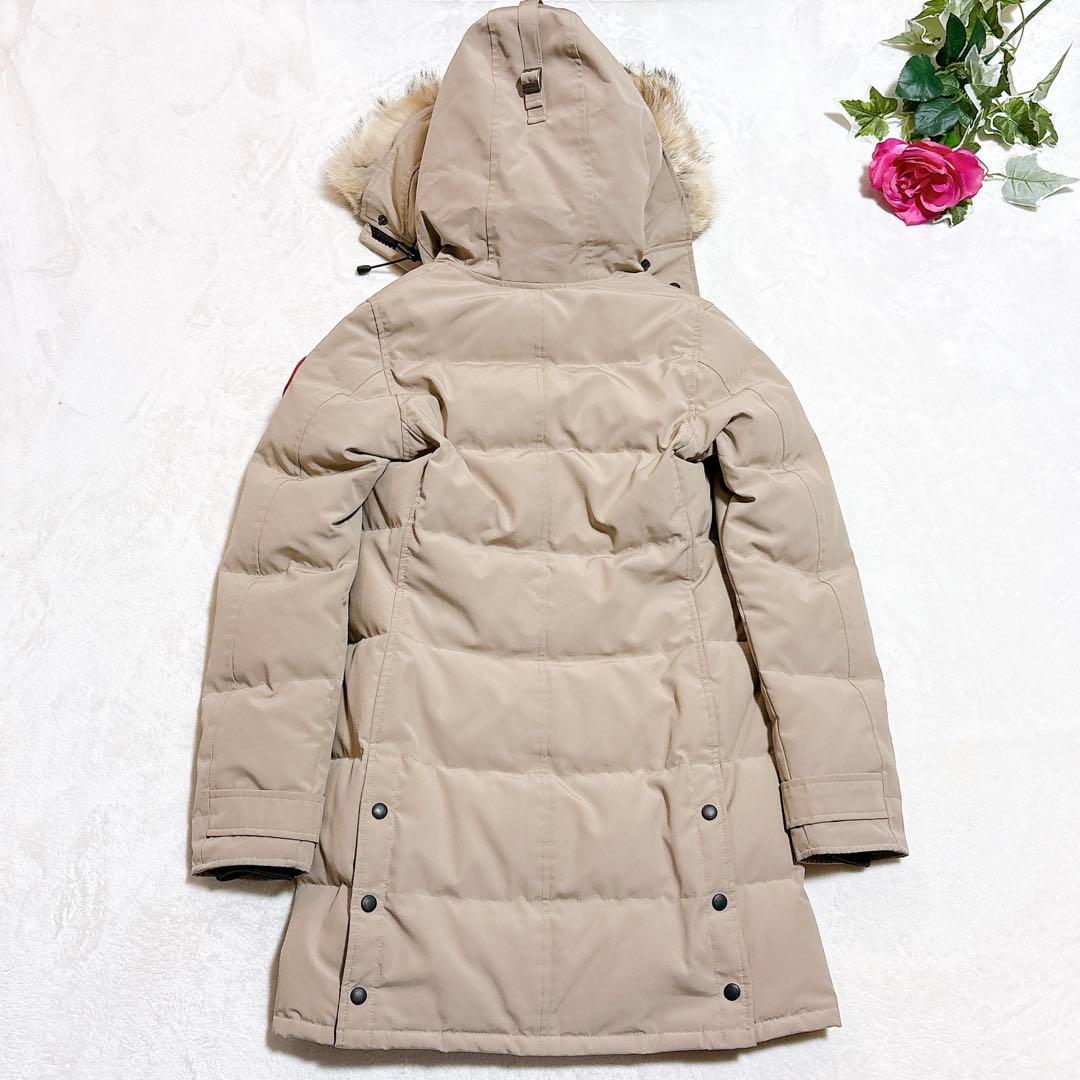 ほぼ未使用✨　カナダグース　ダウンジャケット　　タン　ベージュ　M ファー