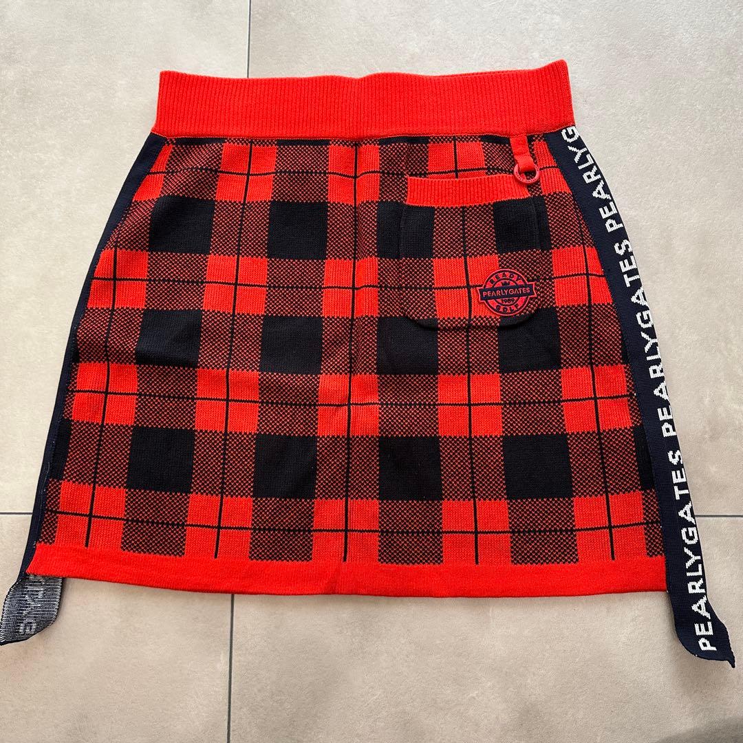 Pearly Gates レディース ゴルフウェア チェック柄 セットアップ