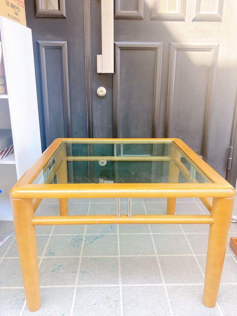 サイドテーブル家具ガラステーブルテーブルインテリア