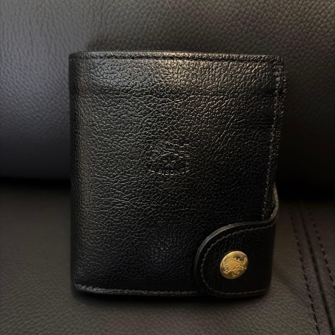 【はまはま】イルビゾンテ レザー ウォレット 二つ折り財布 エンボスロゴ