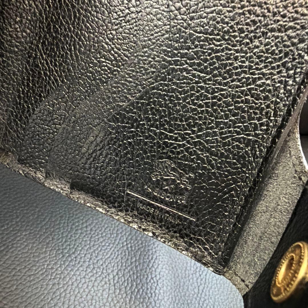 【はまはま】イルビゾンテ レザー ウォレット 二つ折り財布 エンボスロゴ