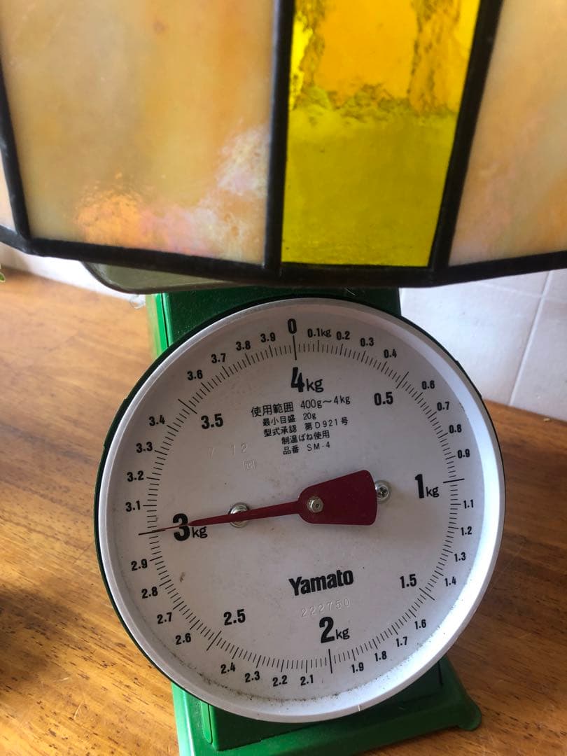 H ステンドグラス　ドーム型　鳥籠風　バードケース　アンティーク調　ガラスケース