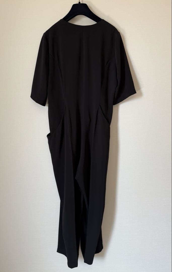 UNITED ARROWS ユナイテッドアローズ ボタンオールインワン 38黒