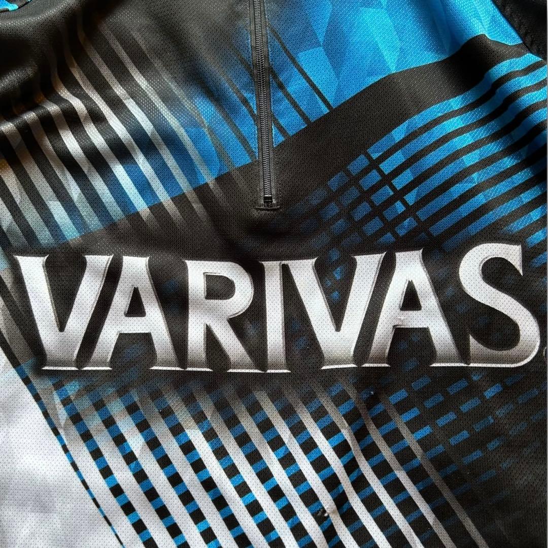 VARIVAS フィッシングウェア 長袖 Tシャツ ドライ ハーフジップ L