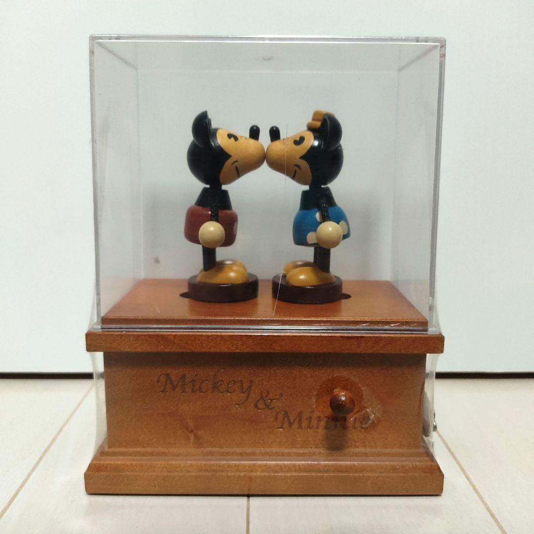ディズニー オルゴール 置物 ミッキー ミニー