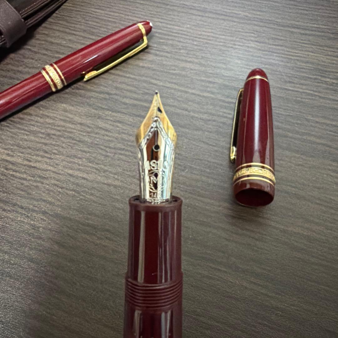 希少　廃盤　極美品 モンブラン 万年筆 14k ケース付き 4810