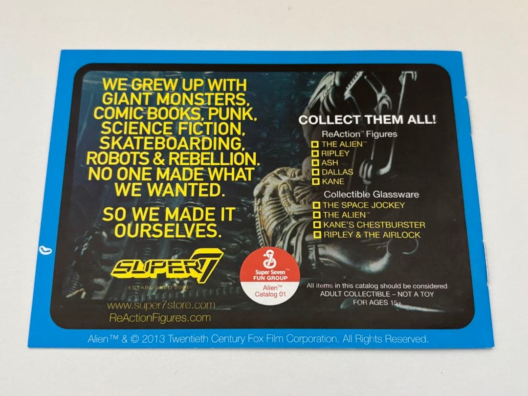 Super7 スーパー7 エイリアン リアクションフィギュア オールド