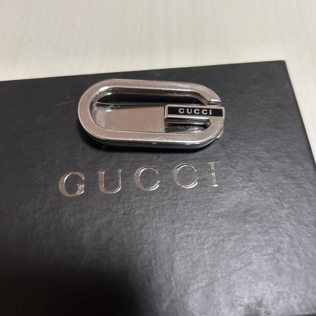 GUCCI シルバー マネークリップ 付属品有り