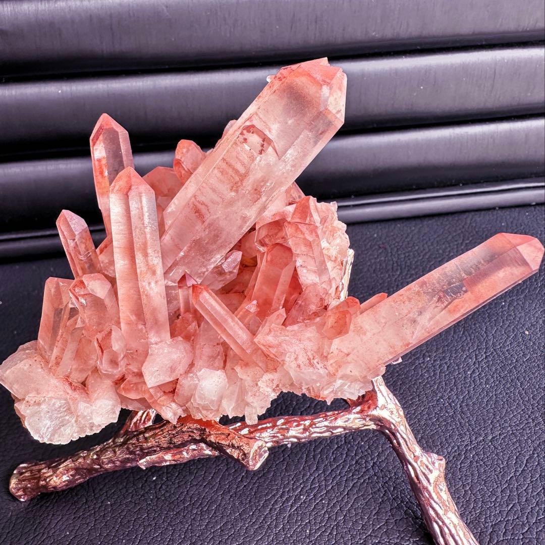 爆レア❗️浄化❗️超綺麗♡超強いパワー ピンク ヒマラヤ クラスター天然石A1554