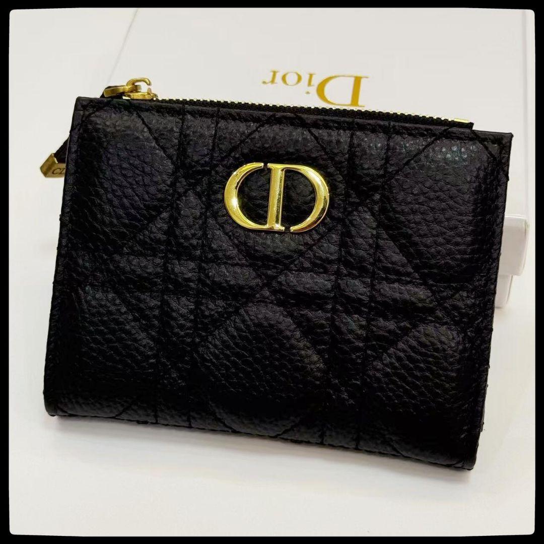 【付属品完備】 二つ折り財布 レディース ブラック