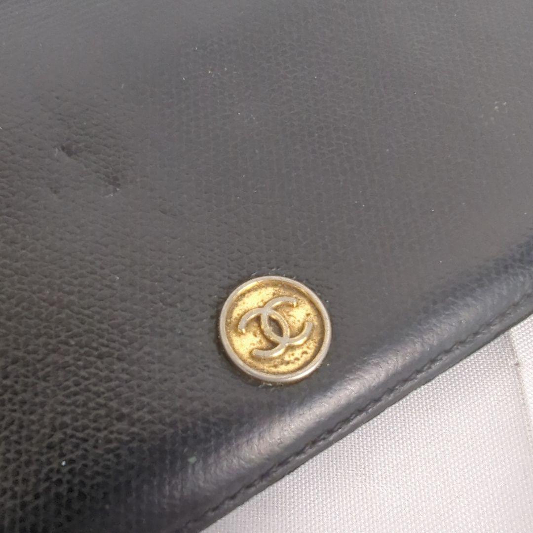 CHANEL シャネル ココマーク 折り 長財布 ココボタン