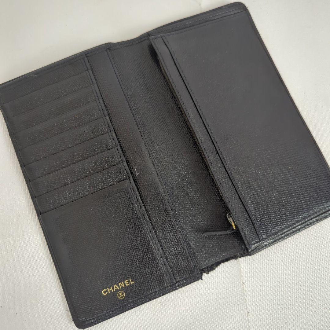 CHANEL シャネル ココマーク 折り 長財布 ココボタン