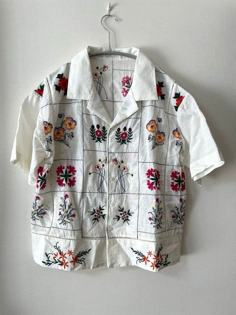 【大幅値下げ】Freada インドパッチワーク刺繍シャツ