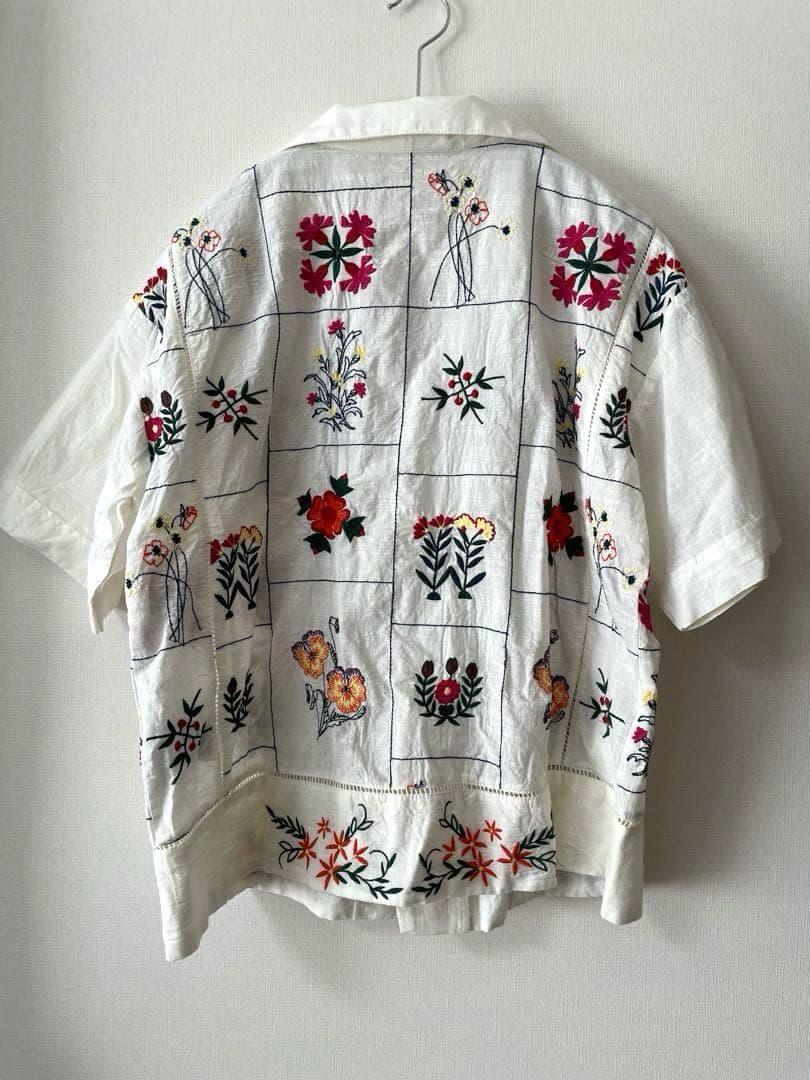 【大幅値下げ】Freada インドパッチワーク刺繍シャツ